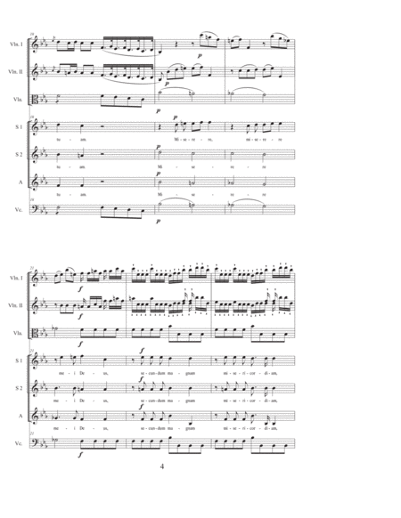 Miserere in Eb (Full Score & Parts)