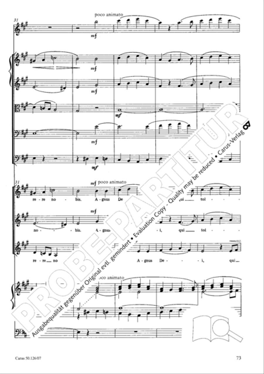 Mass in A major Mass in A major SSA scores gallery preview page 86
