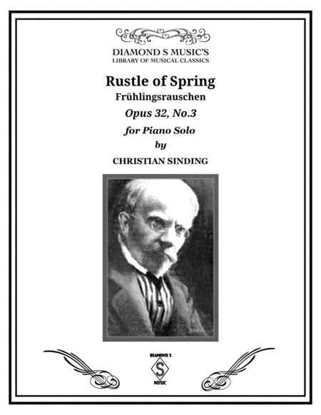 RUSTLE OF SPRING (Frülingsrauchen Op. 32 No.3) by CHRISTIAN SINDING - PIANO SOLO image number null