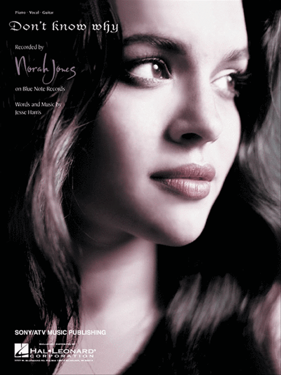 Don't Know Why Piano, Vocal, Guitar scores gallery preview page 1