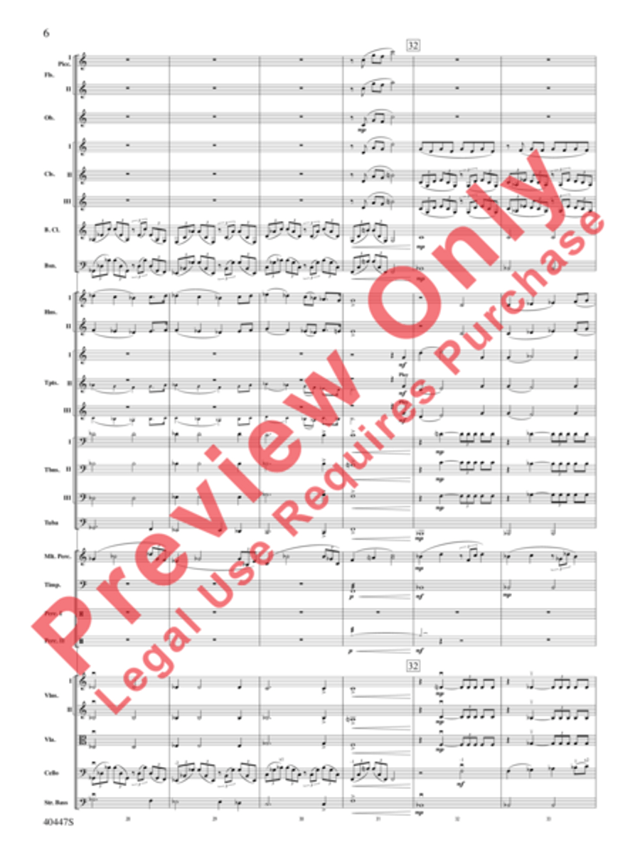 Triumph of the Argonauts Full Orchestra scores gallery preview page 7