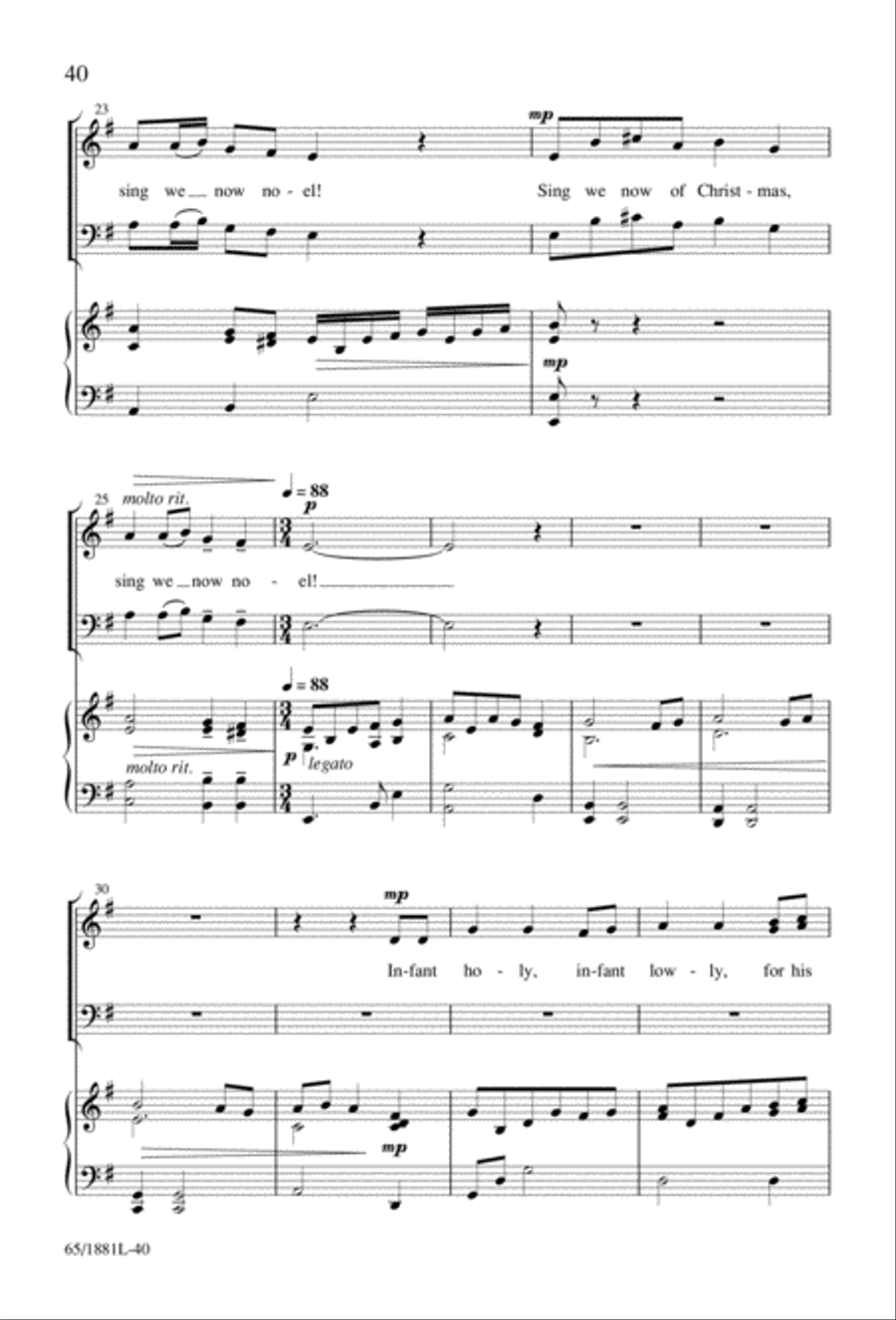 A Very Special Night A Very Special Night Unison Choir scores gallery preview page 42