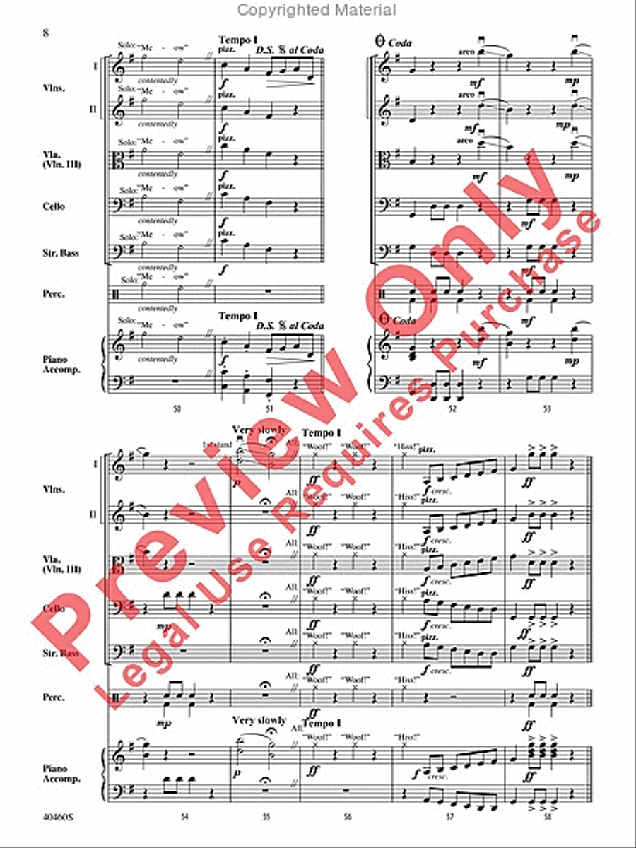 El Gato Pizzicato El Gato Pizzicato String Orchestra scores gallery preview page 9