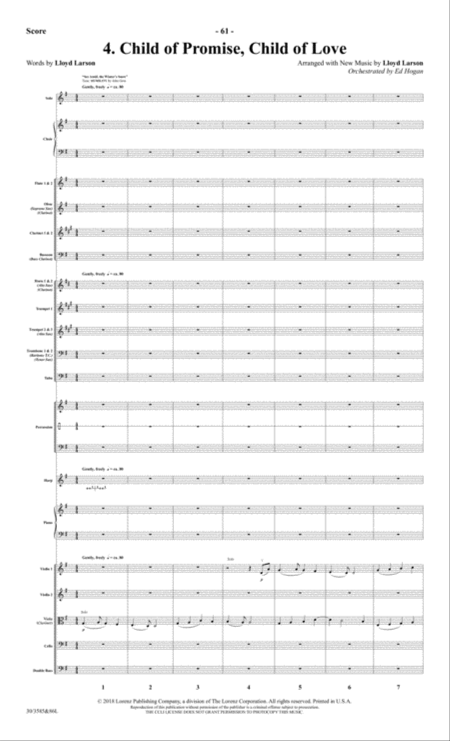 The Glory of Christmas - CD with Printable Parts Choir scores gallery preview page 12