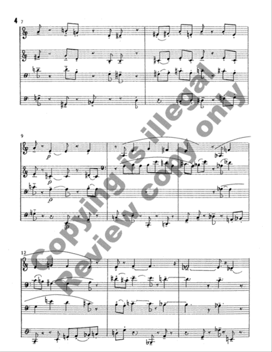 Up At Dawn Up At Dawn Trombone Quartet scores gallery preview page 4