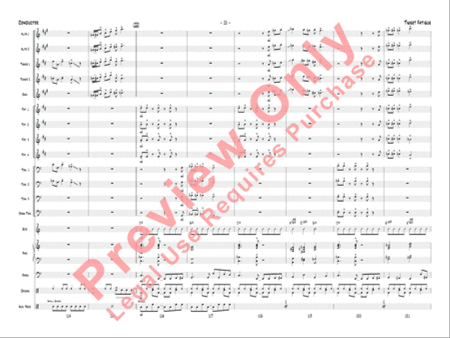 Tweet Fatigue Tweet Fatigue Jazz Ensemble scores gallery preview page 18
