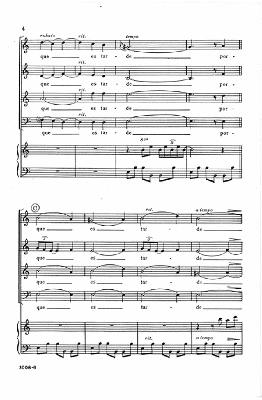 Lullaby of the Shepherd 4-Part scores gallery preview page 4