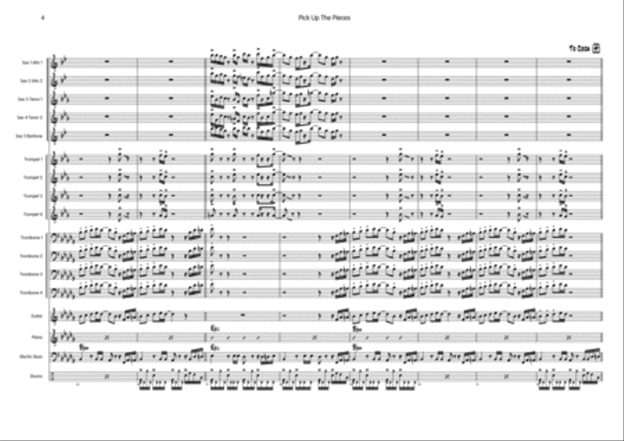 Pick Up The Pieces Pick Up The Pieces Big Band scores gallery preview page 5