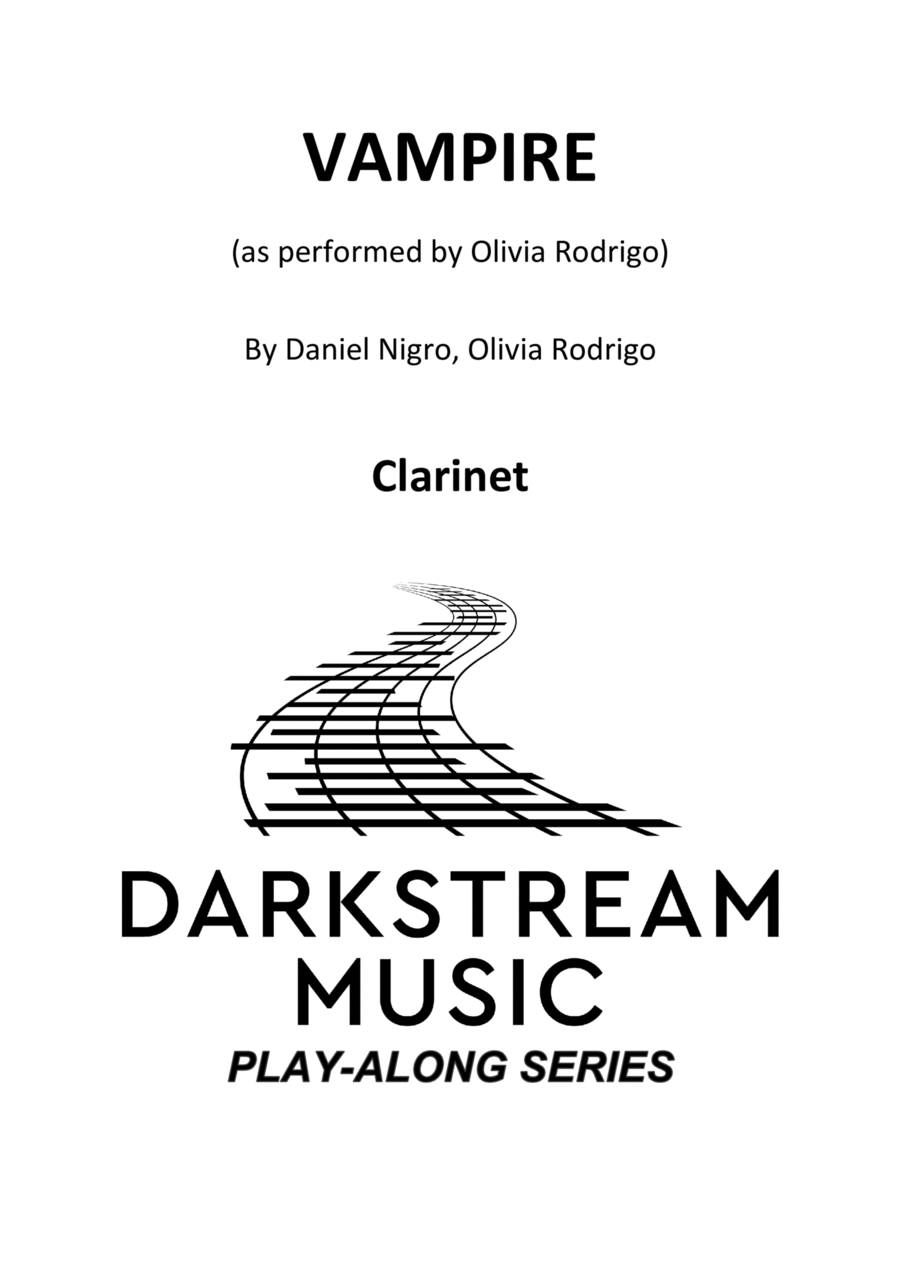 Vampire Clarinet Solo scores gallery preview page 1