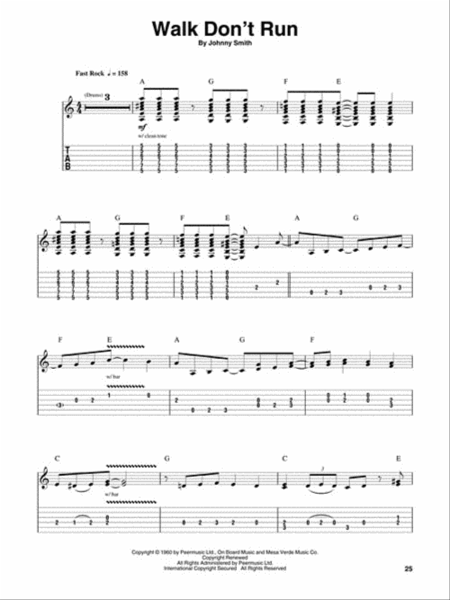 The Ventures The Ventures Electric Guitar scores gallery preview page 7