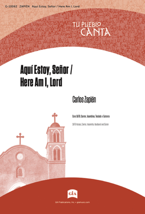 Book cover for Aquí Estoy, Señor / Here Am I, Lord