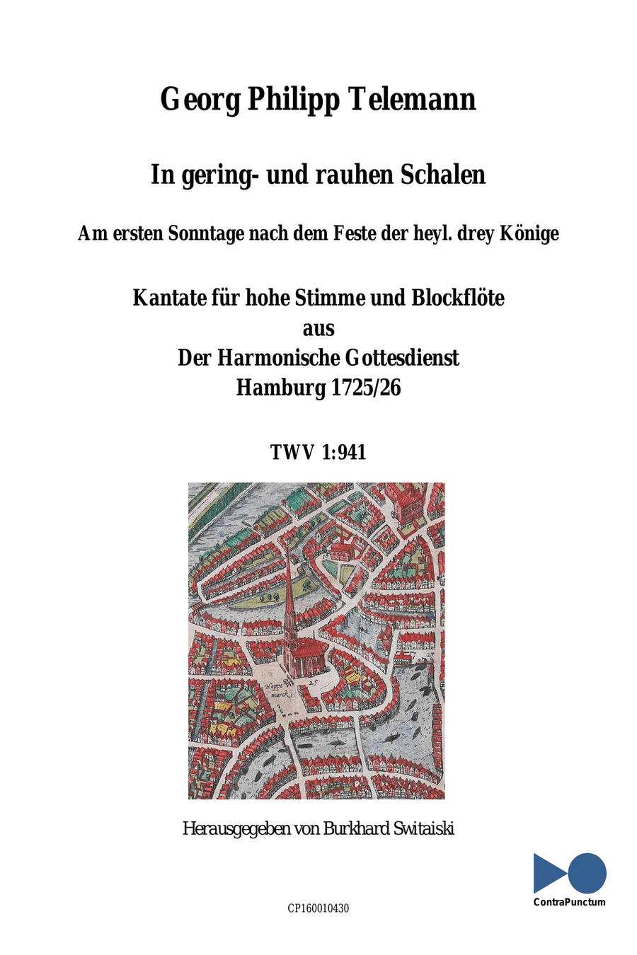 Harmonischer Gottesdienst TWV 1:941 In gering- und rauhen Schalen Harmonischer Gottesdienst TWV 1:941 In gering- und rauhen Schalen Recorder scores gallery preview page 1