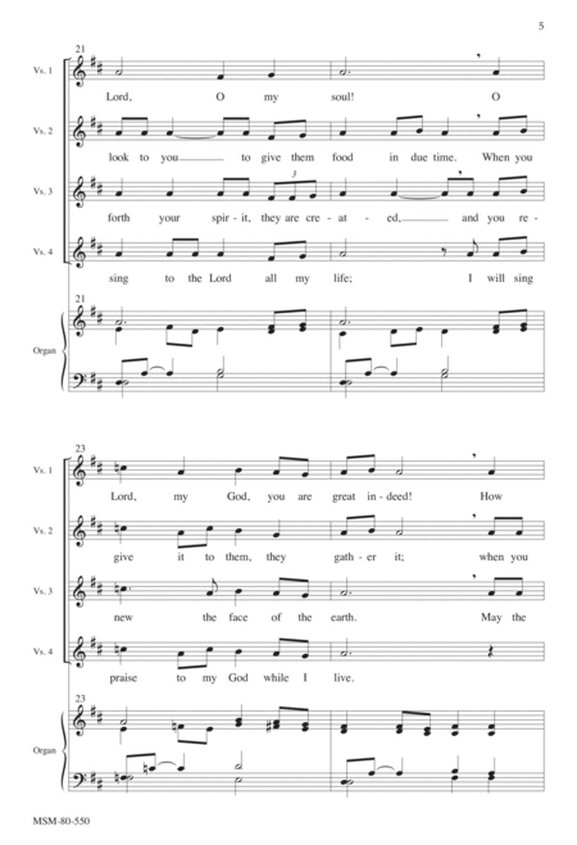 Lord, Send Out Your Spirit (Downloadable Choral Score)