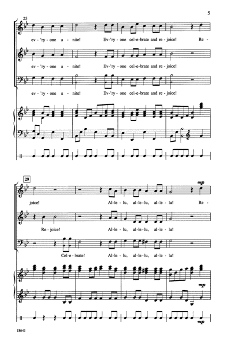 Come Celebrate This Day Choir scores gallery preview page 4