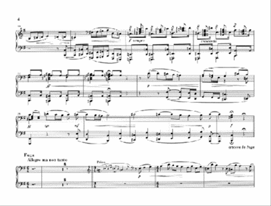 Suite in E minor for Organ Op. 16 – First Edition Organ scores gallery preview page 4