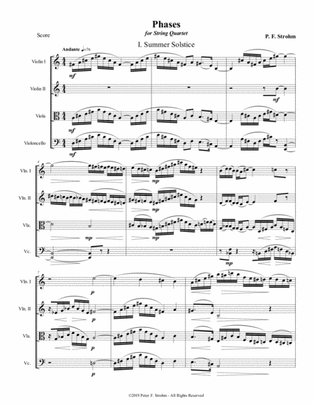 Phases for String Quartet - Score Only image number null