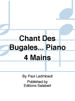 Chant Des Bugales... Piano 4 Mains