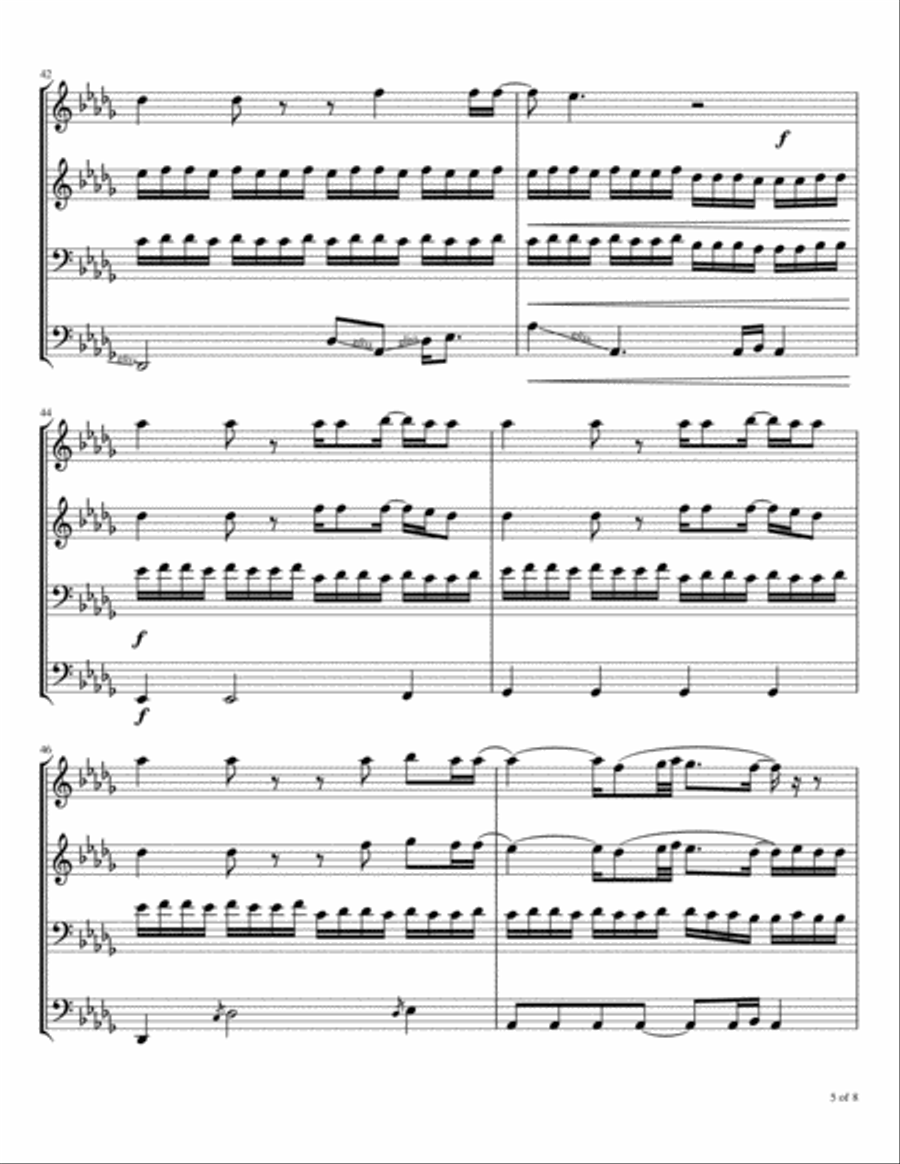 Resurrection Power Brass Ensemble scores gallery preview page 6