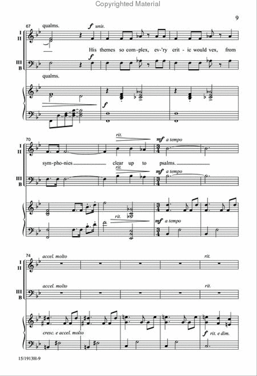 Spoof á la Classique 4-Part scores gallery preview page 9