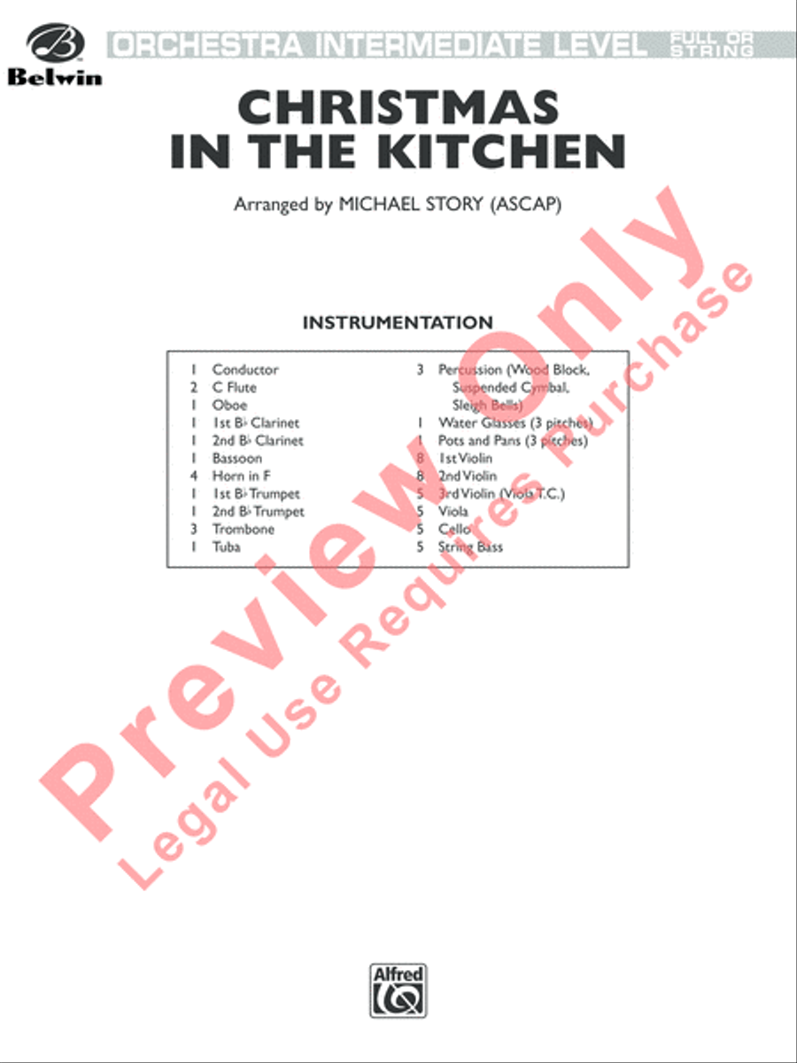 Christmas in the Kitchen Christmas in the Kitchen Full Orchestra scores gallery preview page 2