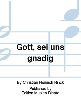 Book cover for Gott, sei uns gnadig