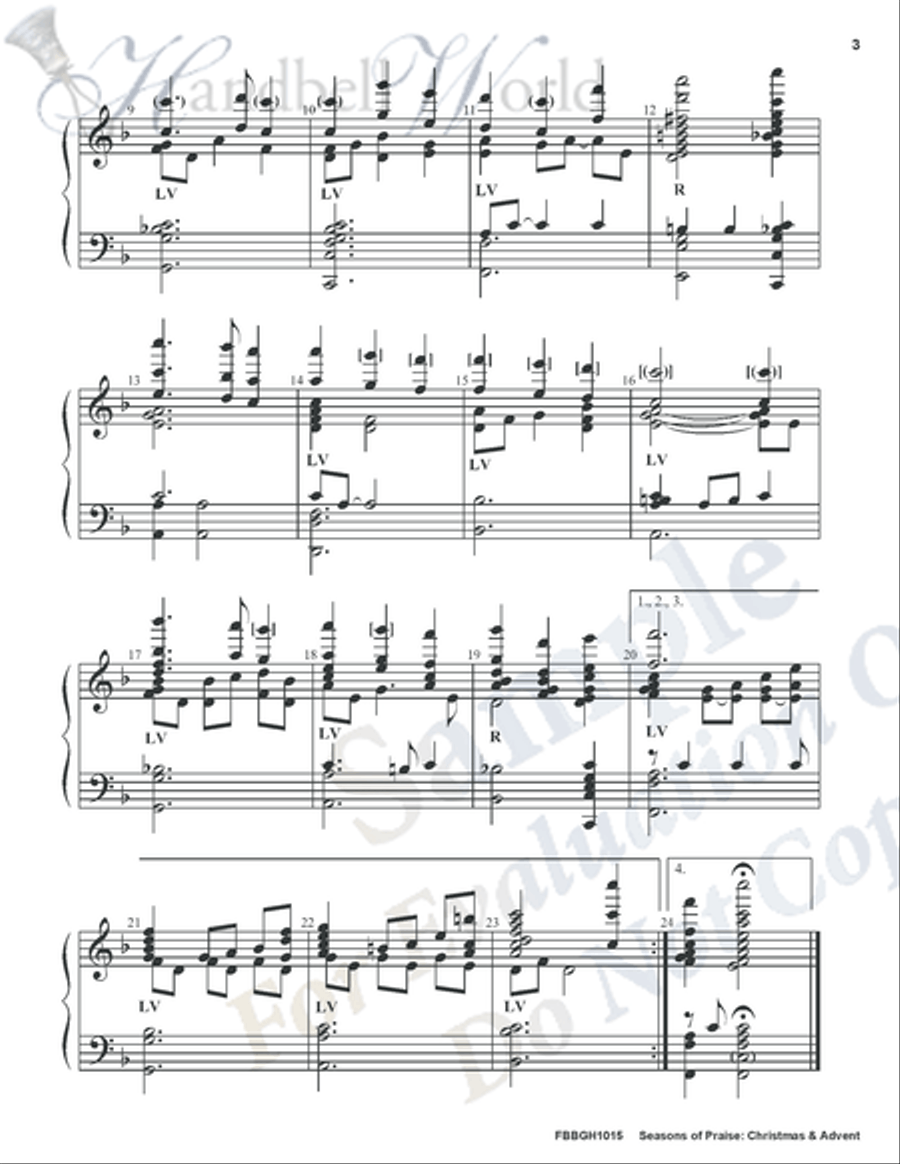 Seasons of Praise Advent & Christmas 5-Octaves scores gallery preview page 6