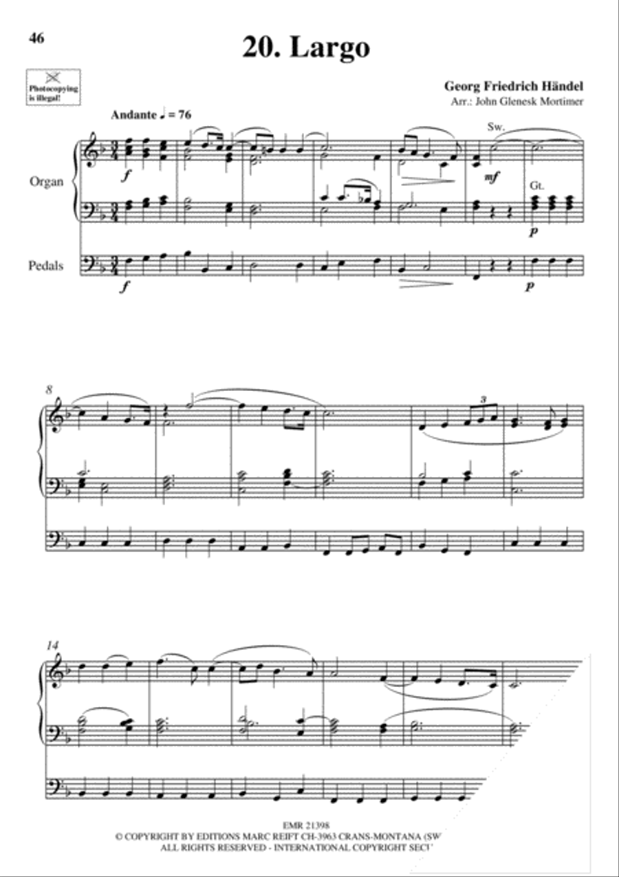Wedding Favorites for Organ Trumpet scores gallery preview page 25