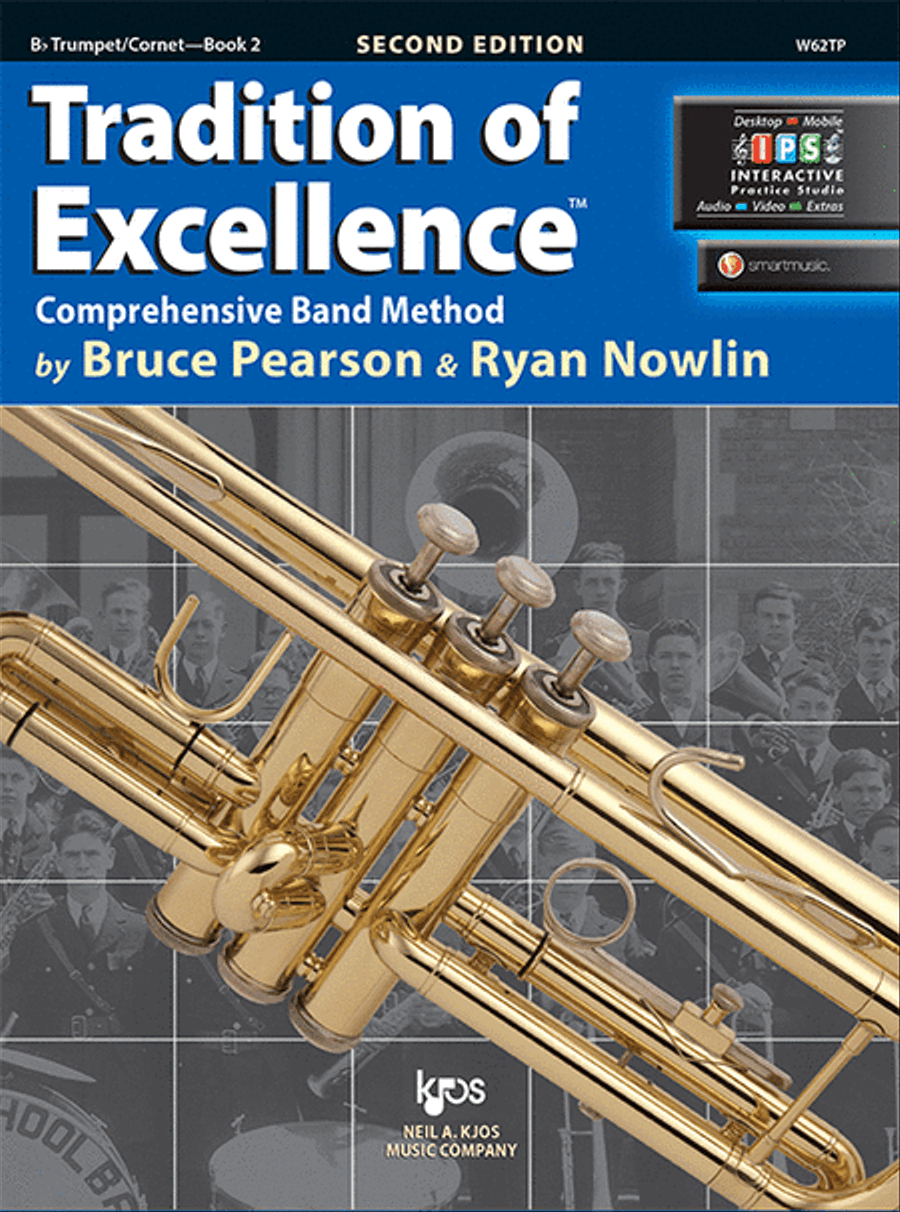 Book cover for Tradition of Excellence Book 2 - Bb Trumpet/Cornet