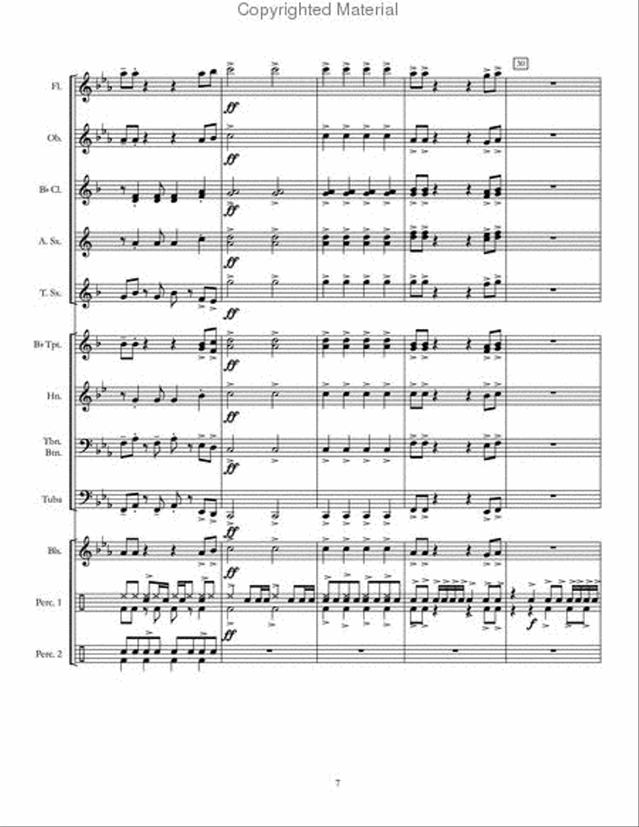 Short Pierre Short Pierre Concert Band scores gallery preview page 8
