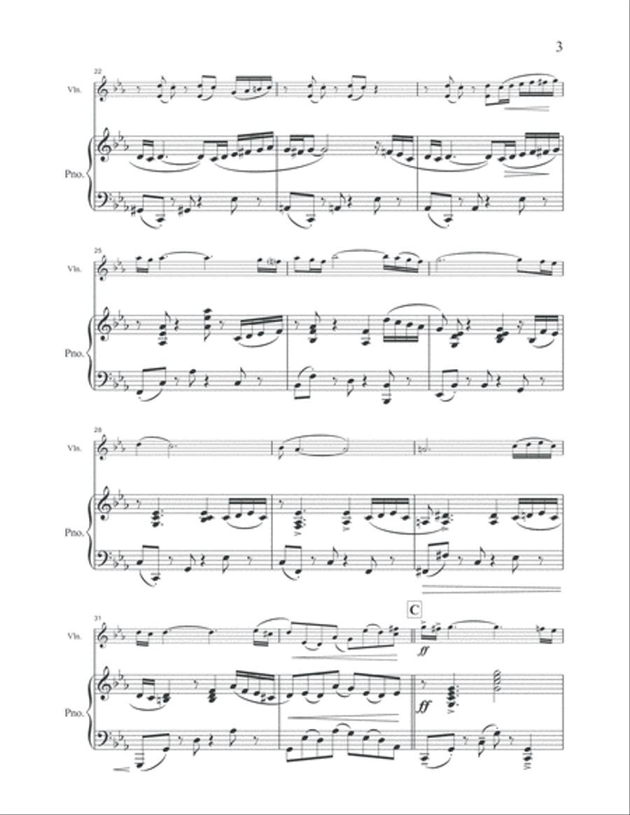 4 Tango Postcards Violin Solo scores gallery preview page 4