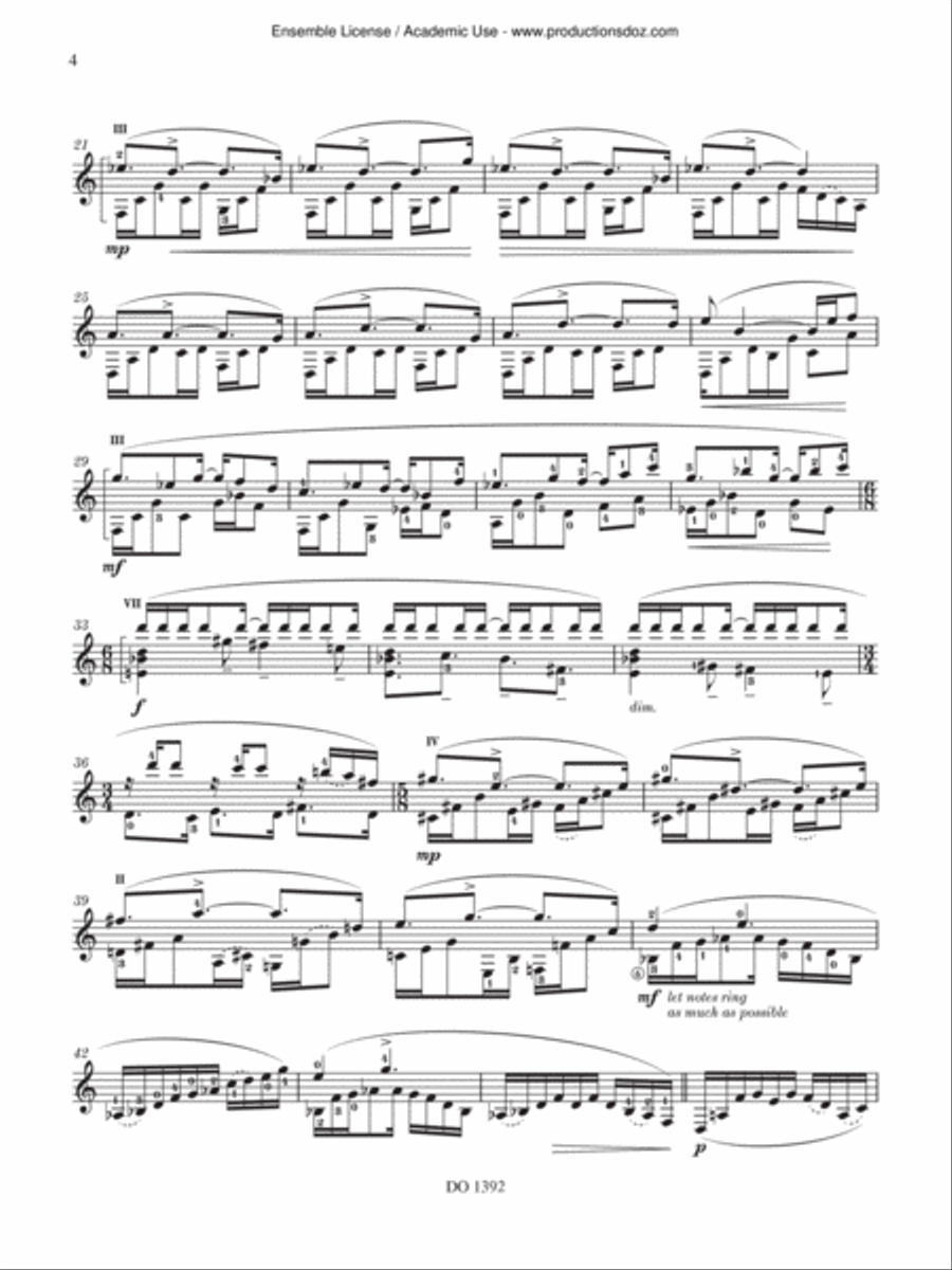 GFA Spotlight Series, South Loop Classical Guitar scores gallery preview page 4