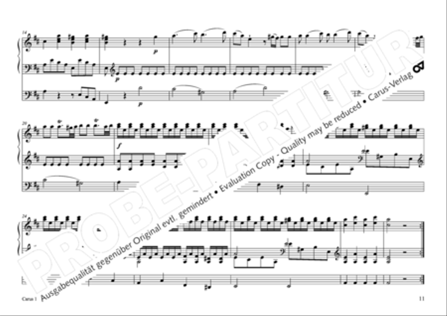 17 Church sonatas Organ Solo scores gallery preview page 12