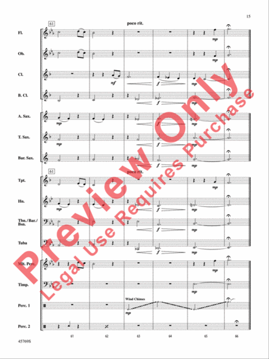 Trust Trust Concert Band scores gallery preview page 16