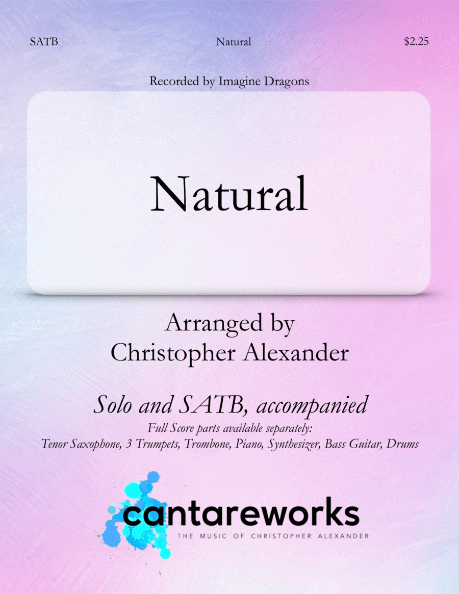 Natural 4-Part scores gallery preview page 1