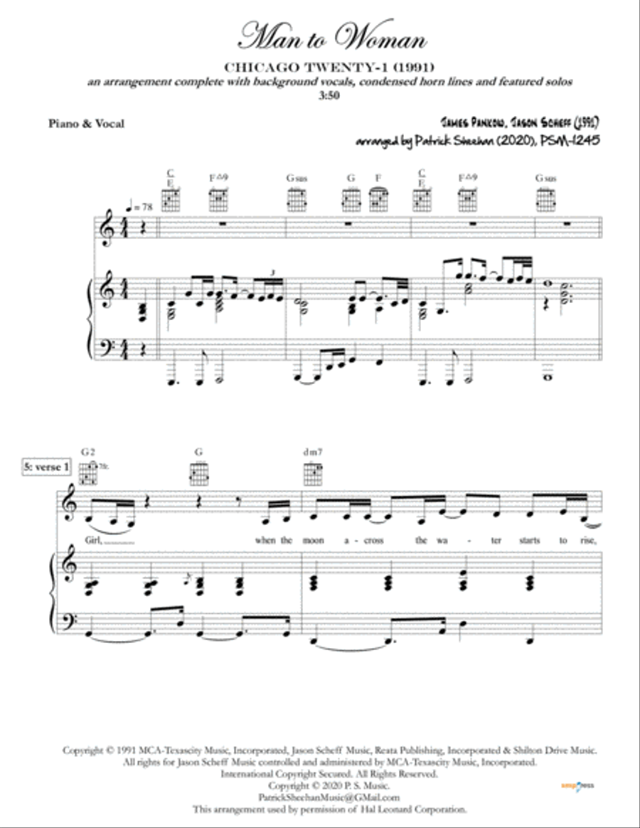 Man To Woman Voice scores gallery preview page 1
