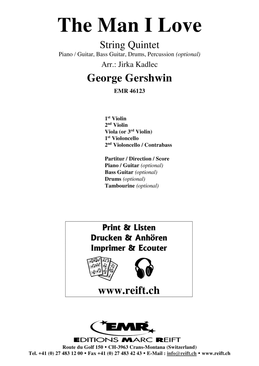 The Man I Love Bass Guitar scores gallery preview page 1
