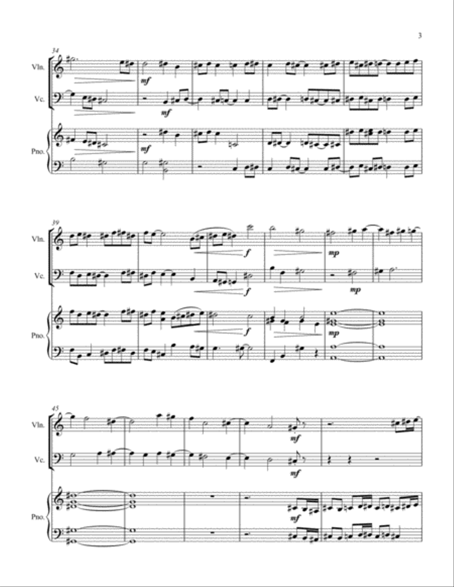 Black Frost Piano Trio scores gallery preview page 3