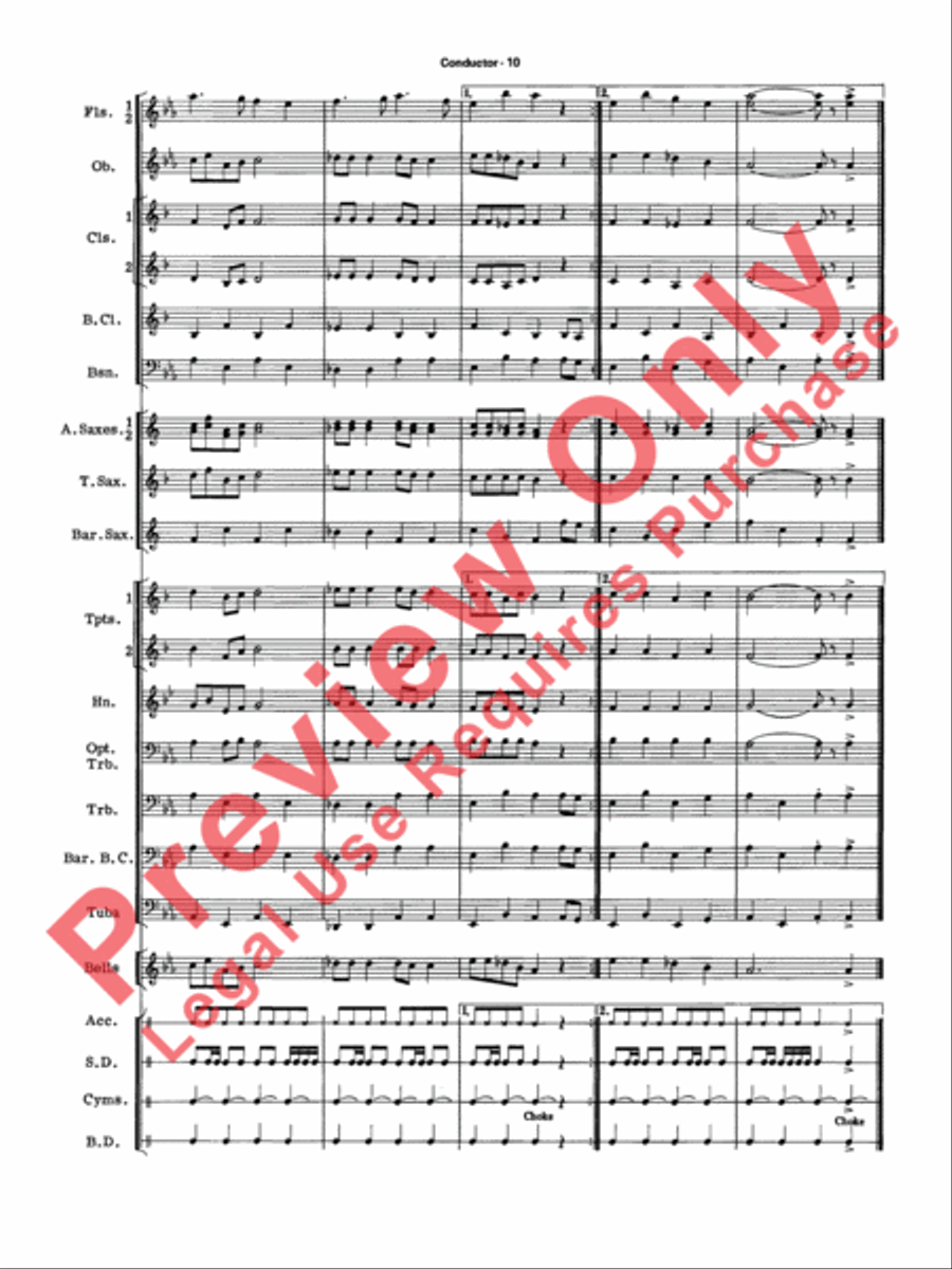 Jingle Bells Forever Jingle Bells Forever Concert Band scores gallery preview page 13