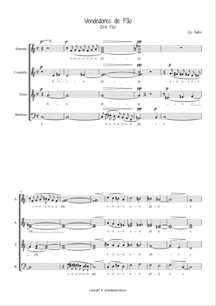 Vendedores de Pao Choir scores gallery preview page 2