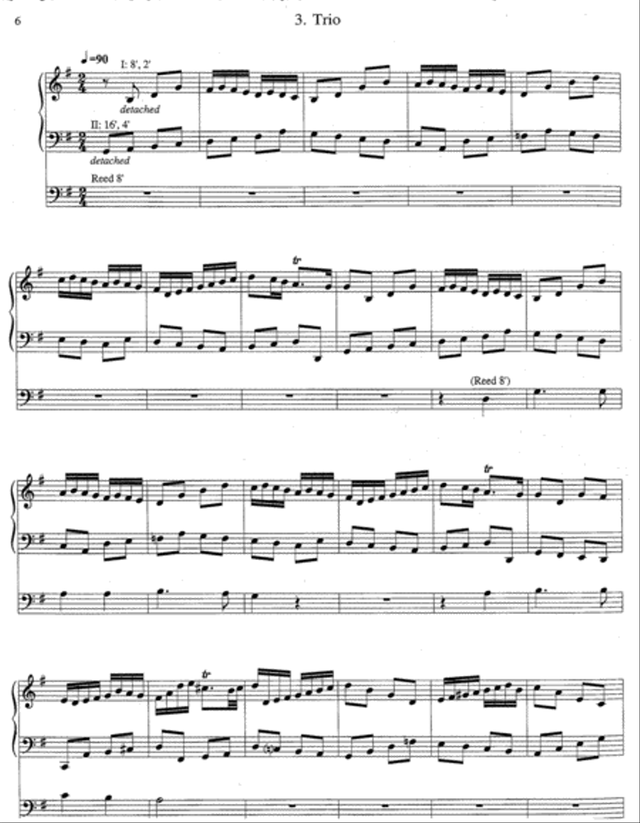 Partita on Azmon Organ scores gallery preview page 4