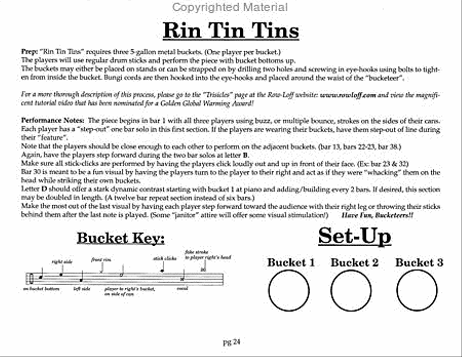 Trisicles - 10 Easy Trios Percussion Ensemble scores gallery preview page 10