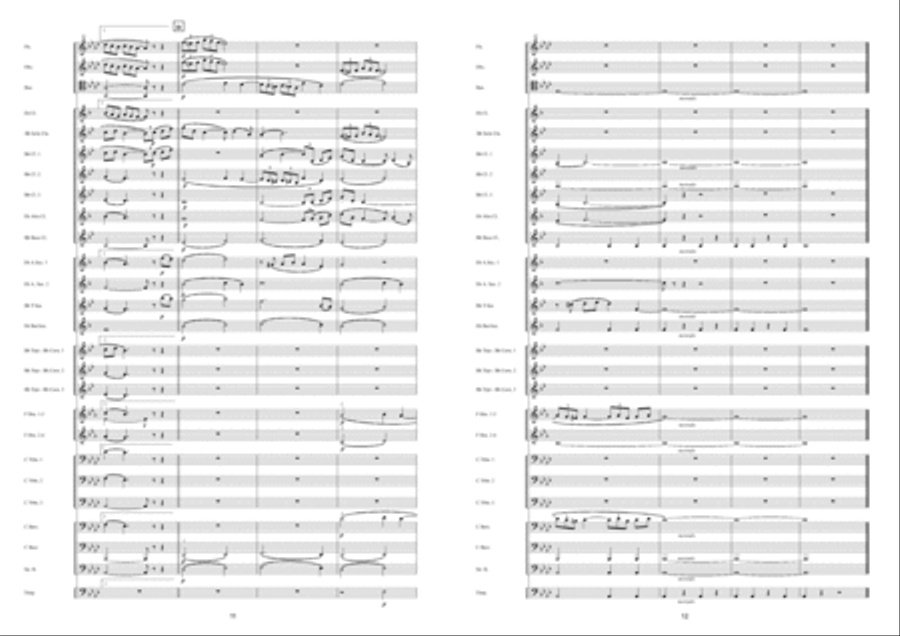 Adagio From Symphony No. 2 Concert Band scores gallery preview page 7