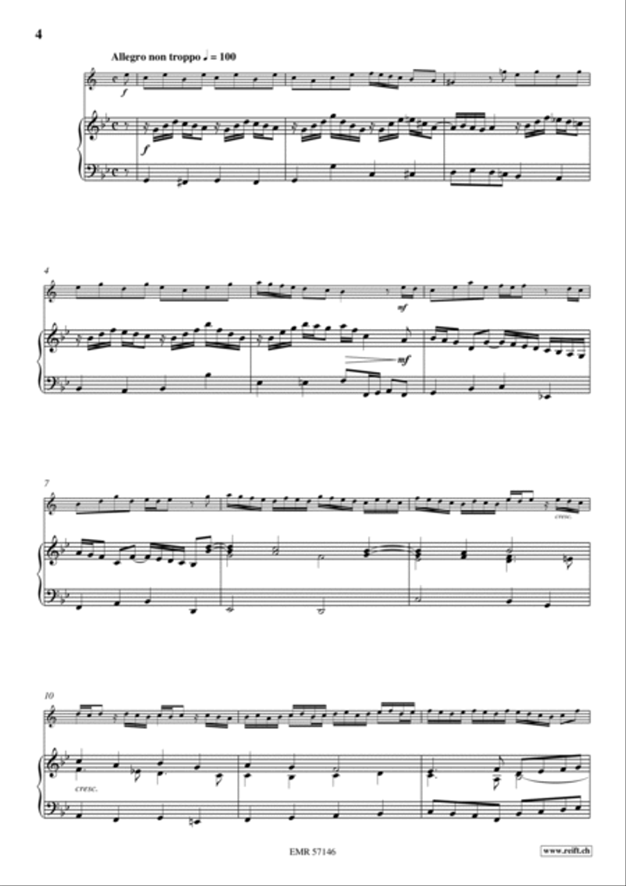 Sonata No. 4 Cornet scores gallery preview page 5