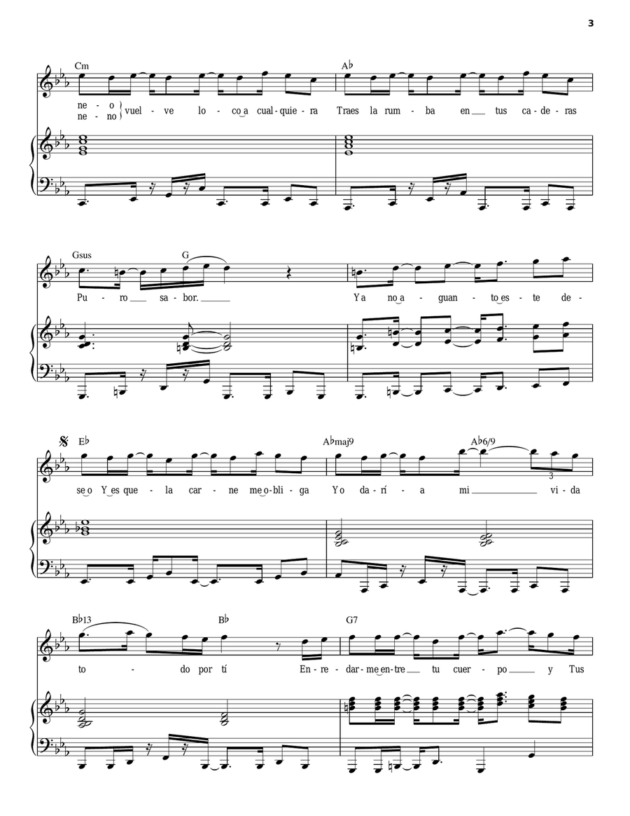 Ritual De Amor Ritual De Amor Piano, Vocal, Guitar scores gallery preview page 3