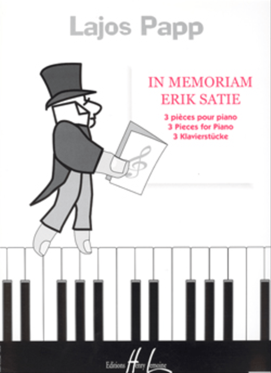 In Memoriam Erik Satie Piano Solo scores gallery preview page 1