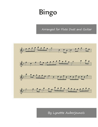 Book cover for Bingo - Flute Duet with Guitar Chords