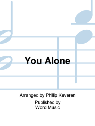 Book cover for You Alone - Orchestration