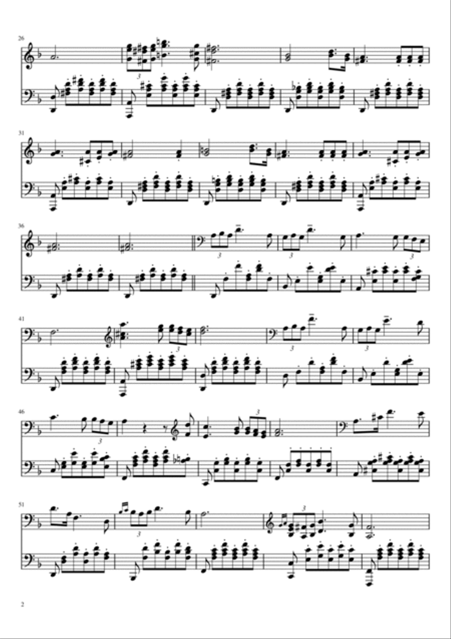 Schubert Serenade Piano Solo scores gallery preview page 2