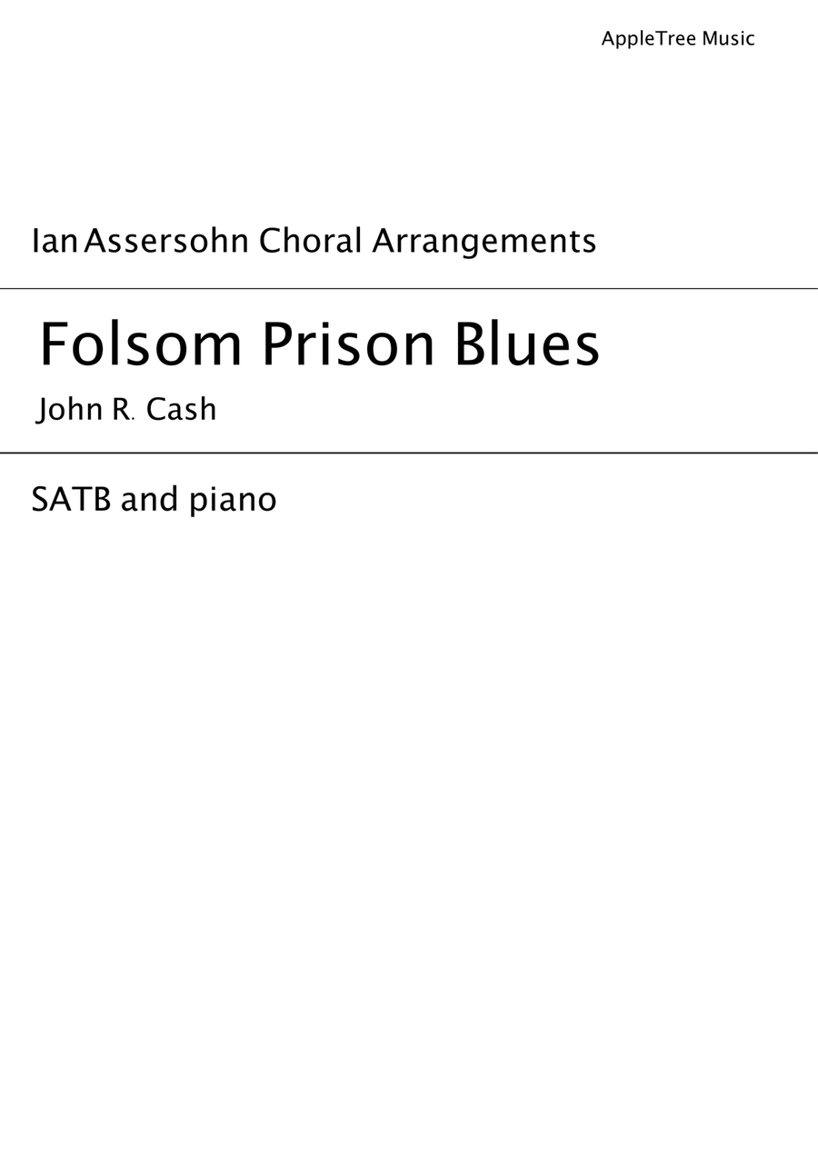 Folsom Prison Blues 4-Part scores gallery preview page 1