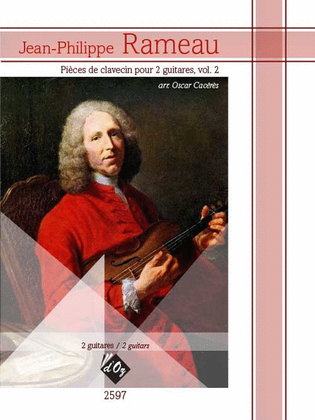 Book cover for Pièces de clavecin pour 2 guitares, vol. 2